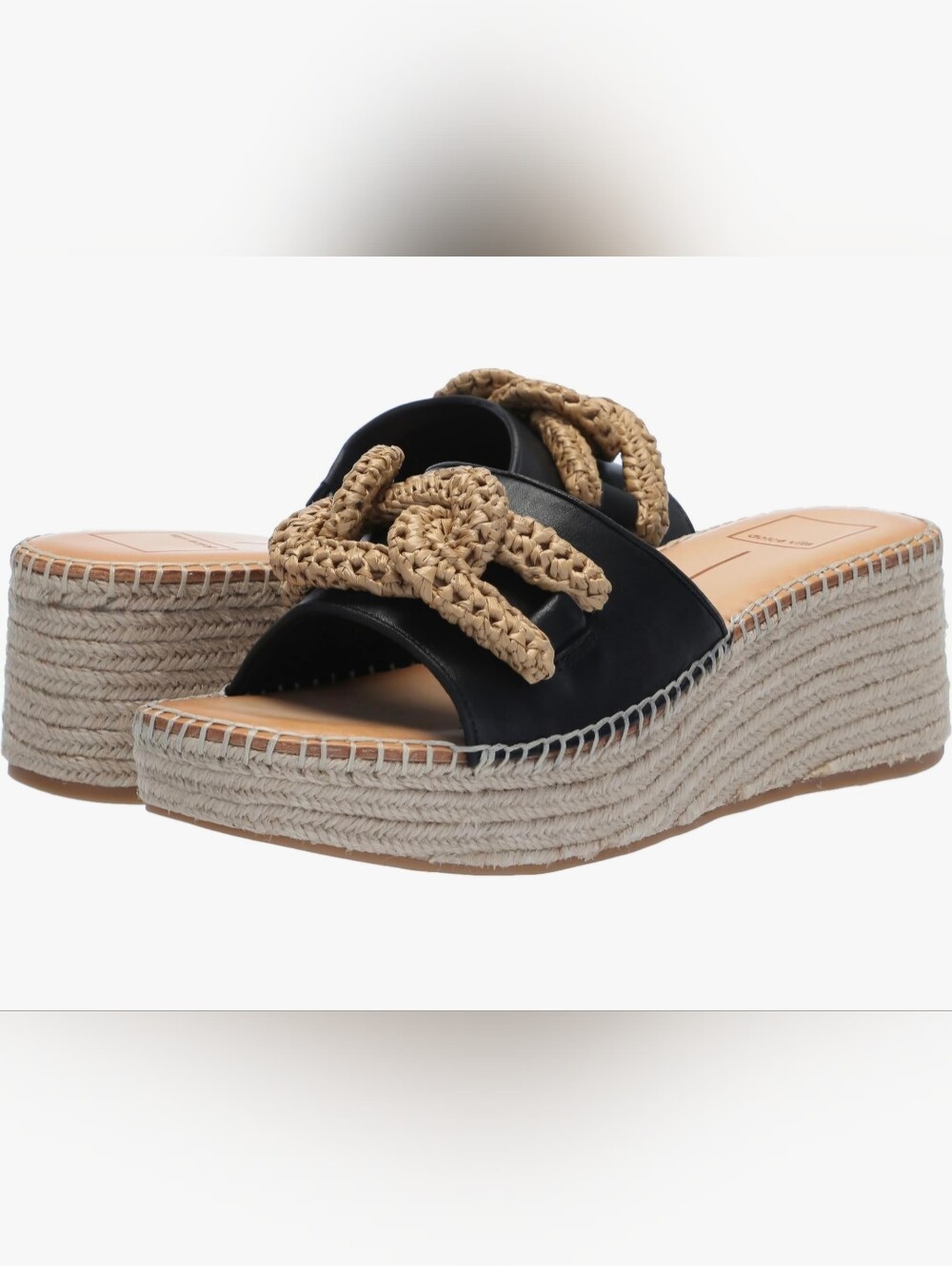 Dolce Vita Narnia Wedge Sandal blends modern texture with a classic summer sz 8